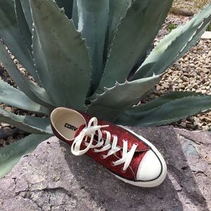 NEW Sequin Converse Size 6 Sneakers yeehaw!